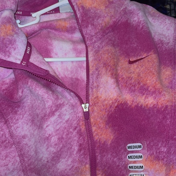 Pink multiple colored Nike pullover sweater with stretch leggings to match - Picture 5 of 7